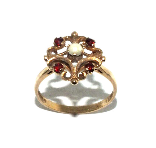 Ladies ornate 9ct yellow - , gold
