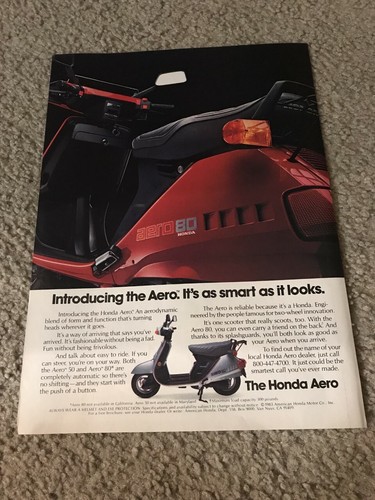 Vintage 1983 honda aero - vintage,