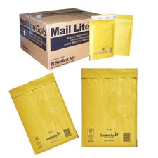 PADDED BUBBLE BAGS ENVELOPES GOLD POSTAL STRONG AND CHEAP MAIL BAGS - MAIL LITE
