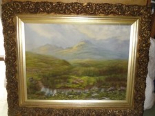 Striking pastel painting of