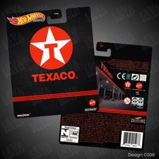 Texaco Ford Sierra Cosworth RS500 BTCC WTCC Custom Hot Wheels Card 1:64 Diecast
