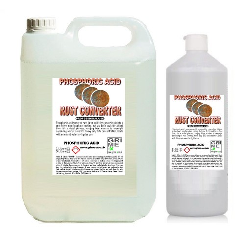 Phosphoric acidic rust - acidic,