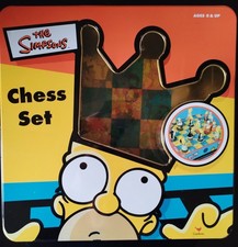 The Simpson Vintage Chess Set VGC Complete All Pieces Present.