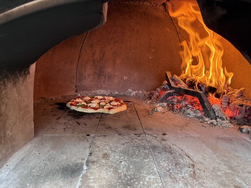 Pizza oven andiron fire - pizza,
