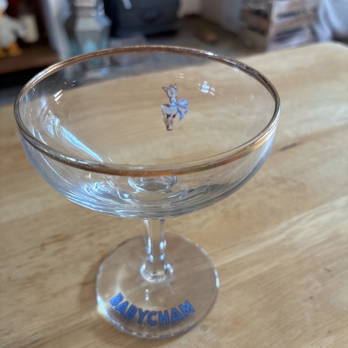 Vintage babycham coupe glass - vintage,