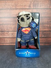 Sergei as Superman Meerkat toy
