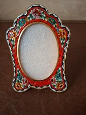 Italian Vintage Micro Mosaic Photo Frame