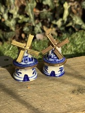 Delft Holland Windmill Salt &