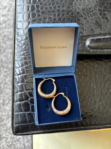 9ct gold earrings - , new