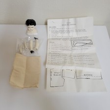 RARE VINTAGE 1977 NELL TUDOR 12" PORCELAIN DOLL MAKING KIT WITH INSTRUCTIONS