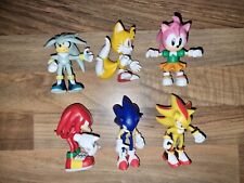 Sonic The Hedgehog Jakks Pacific 2.5" Figures Inc Super Shadow & Silver Shadow.