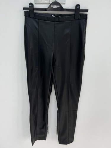 Zara size medium black faux - zara,