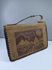 Vintage egyptian tooled - ,