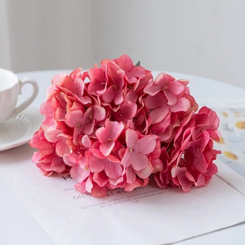Artificial silk hydrangea - artificial,