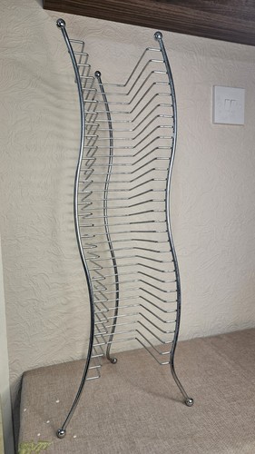 Vintage rack wavy chrome - vintage,