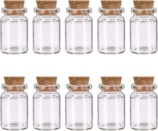 10 Pcs Small Glass Bottles