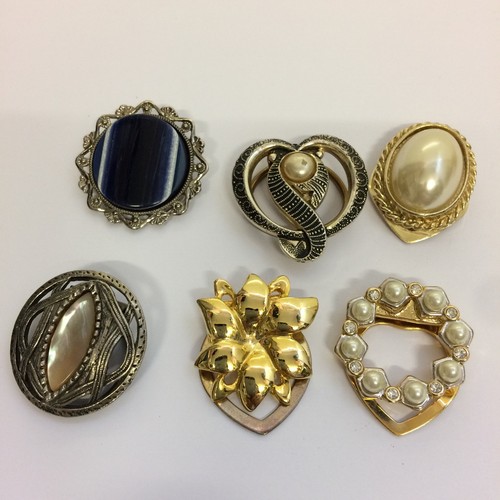 Vintage scarf clip joblot - vintage,