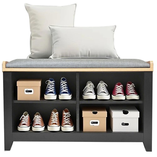 Hallway shoe storage - hallway, bench