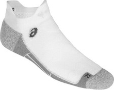ASICS ROAD PED DOUBLE TAB SOCKS MENS SIZE XL UK 11-13 (EU 47-49) WHITE / GREY