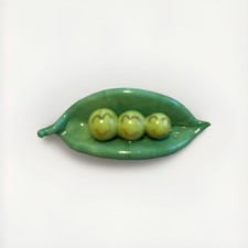 Miniature Glass Peas in a Pod.