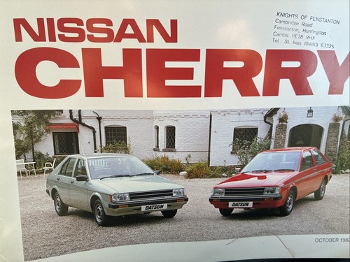 Nissan cherry original car - nissan,