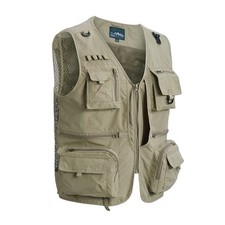 Mens Multi Pocket Utility Vest