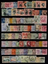 COMMONWEALTH QV USED COLLECTION, x2 hagner sheets (#67)