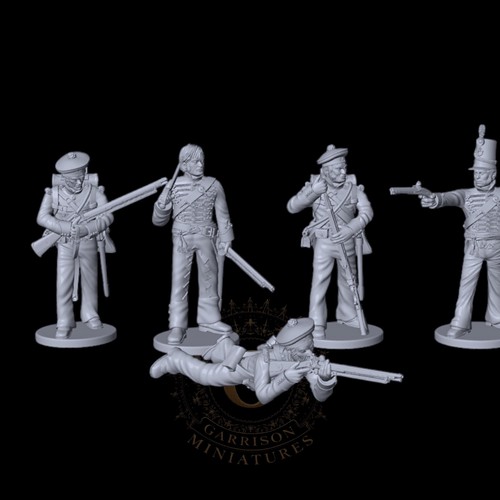 British 95th rifles sharpe - british, rifles,