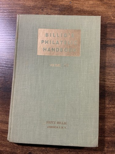Billigs philatelic handbook - billigs,