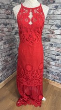 Lipsy Women’s Red Lace Maxi