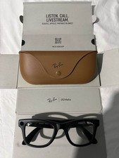 Ray-Ban Wayfarer Meta RW4006/4008 Gen 1 Matte Black transition green Lenses