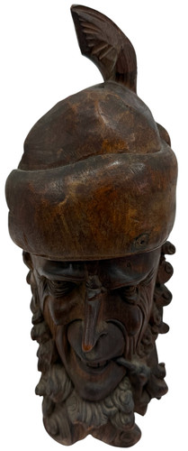 Antique black forest carved - black,