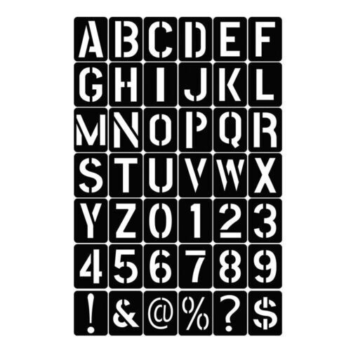 42pcs painting stencil - stencil, letter
