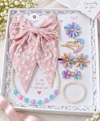 Girls pastel pearl jewellery - girls,