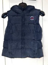 Hollister Women’s Navy Down Body Warmer Gilet  Size L