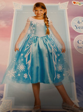 Disney Frozen Elsa child costume with detachable cape