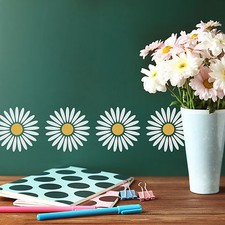 Daisy Flower Stencil -