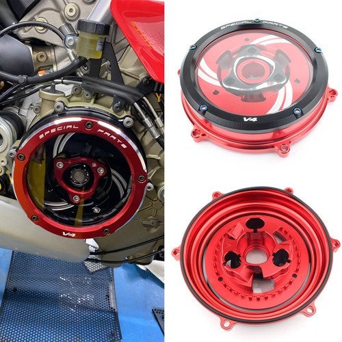 Clear clutch cover - clutch, spring