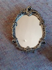 Vintage Gold Oval Mirror Roccoco Baroque Style