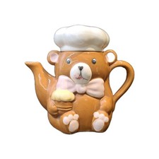Vintage teddy bear chefs hat - vintage,