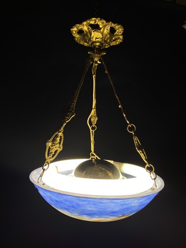 Art deco hanging ceiling light - hanging,