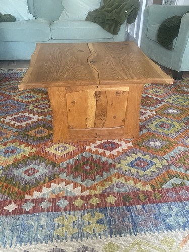 Coffee table distinctive burr - coffee,