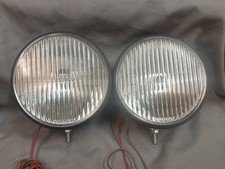 Vintage Pair black Halogen  Spotlights  12v 