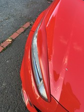 Ford Fiesta Mk7.5 Eyebrows Race Red and Spoiler Lip Gloss Black