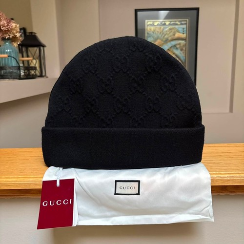 Gucci black wool jacquard - black,