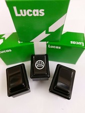 Triumph STAG ** LUCAS CONSOL SWITCH SET ** 2 x Window lift, 1 x Interior lamp.