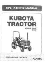 Kubota Tractor B1550 B1750