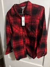 Natural Shirt Mens L Salsa Red