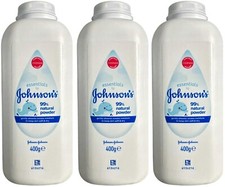 3 x Johnson's Baby Powder 400g