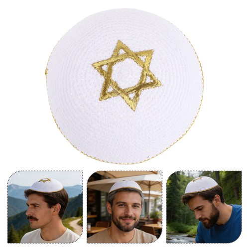 Hanukkah star kippah - hanukkah,
